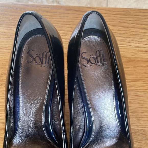 Shoes Soffit Navy Blue Patent Leather Pumps Poshmark